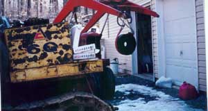 Replacing the rebuilt clutch and brake band.