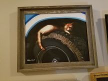 cat_on_tire 16 x 20